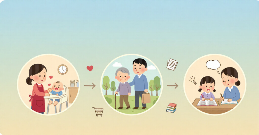 ¿Qué es el trabajo de cuidado? Un viaje a la vida cotidiana