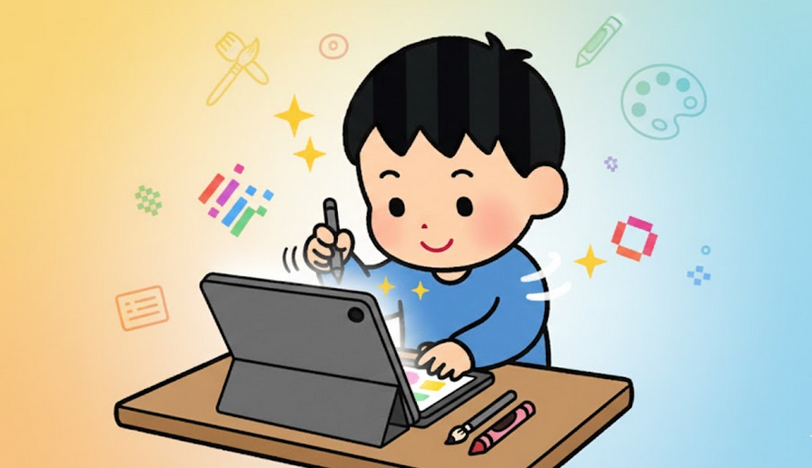 Arte digital para niños: crear con la pantalla