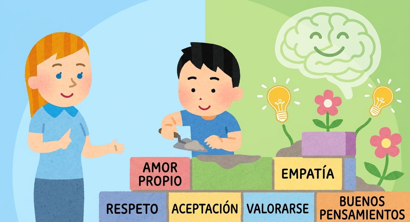 Construcción de una autoestima saludable.