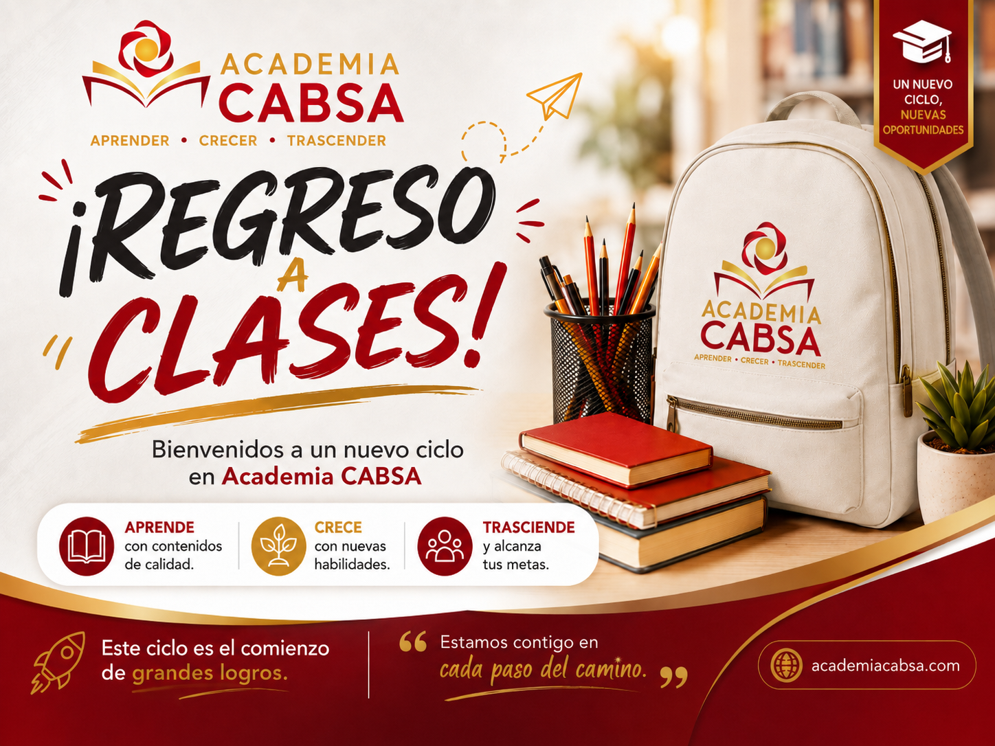 ¡Bienvenidos al regreso a clases!