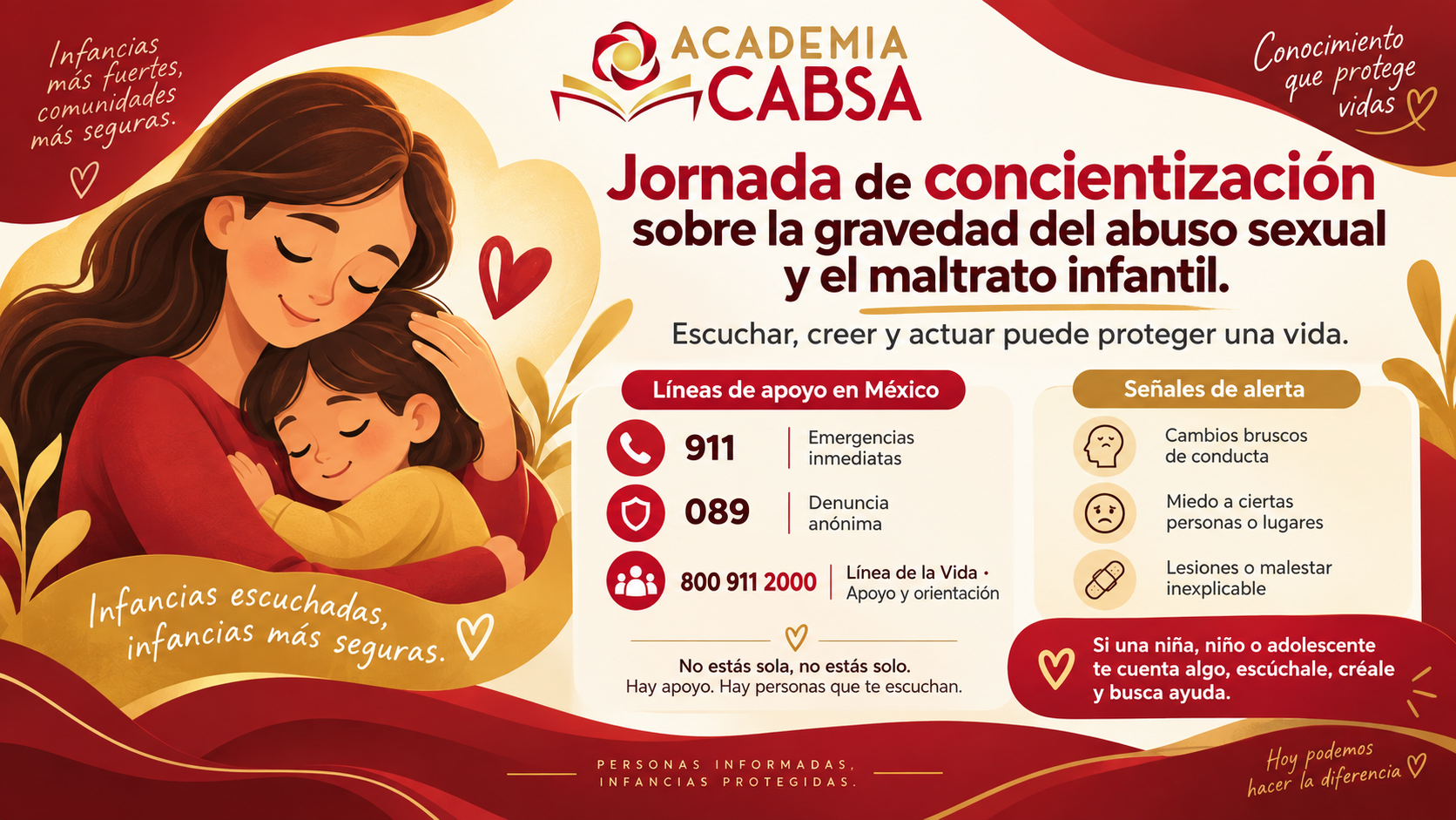 Jornada de Concientización sobre la gravedad del abuso y maltrato infantil